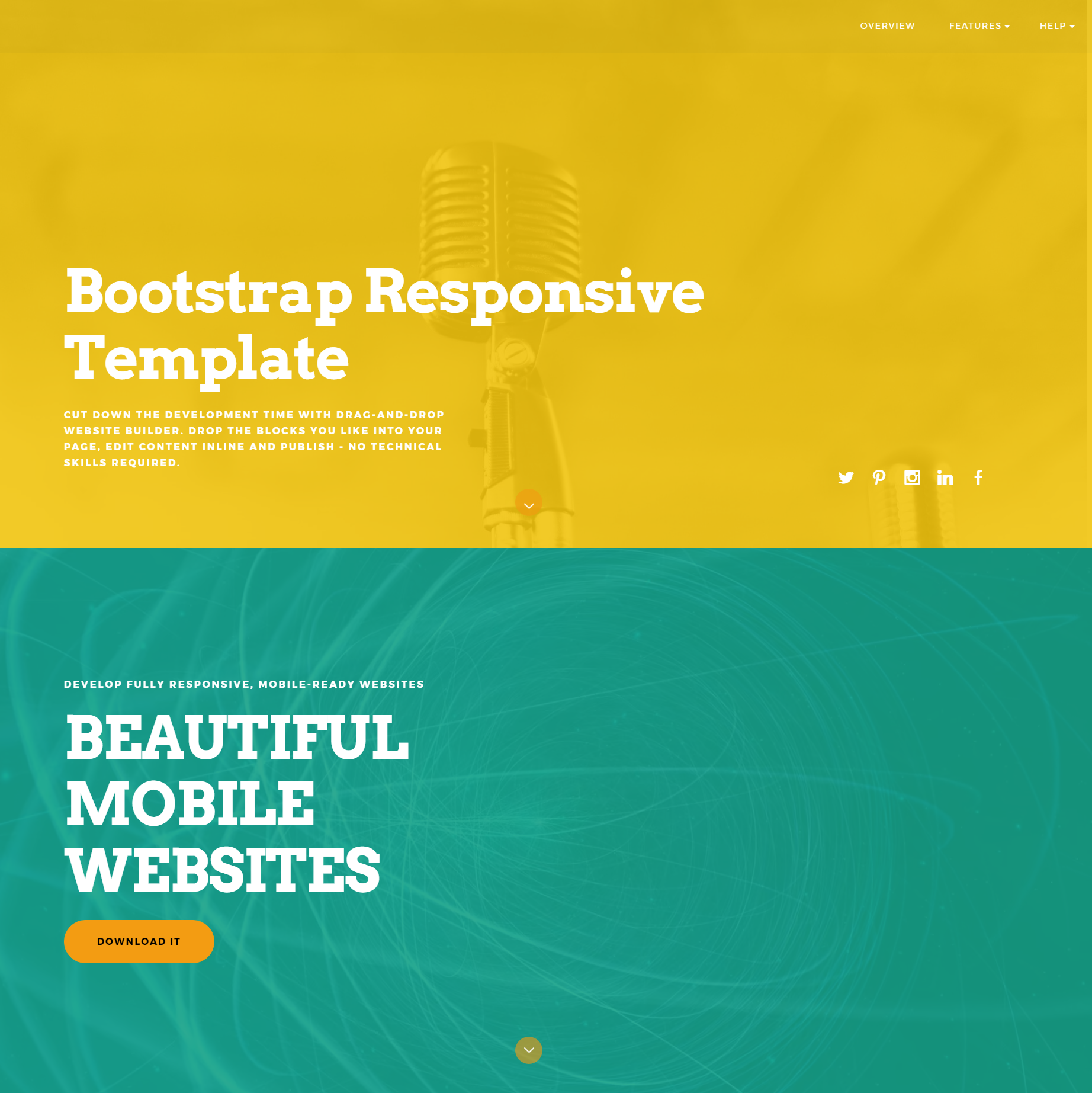 Responsive Bootstrap ColorM Templates