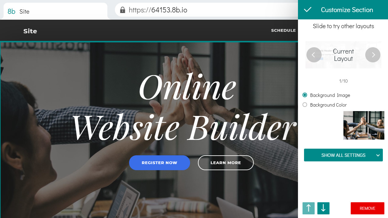 Mobile Website Builder