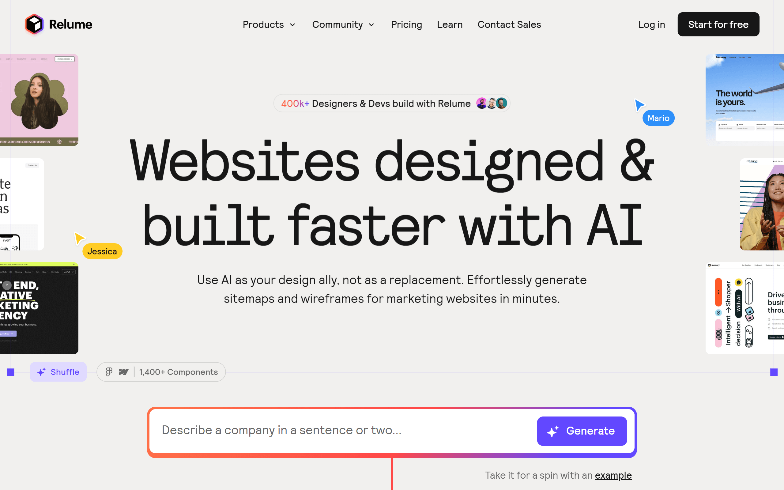 Relume AI Website Builder